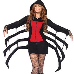 Leg Avenue Women's Cozy Black Widow Spider Costume- XS